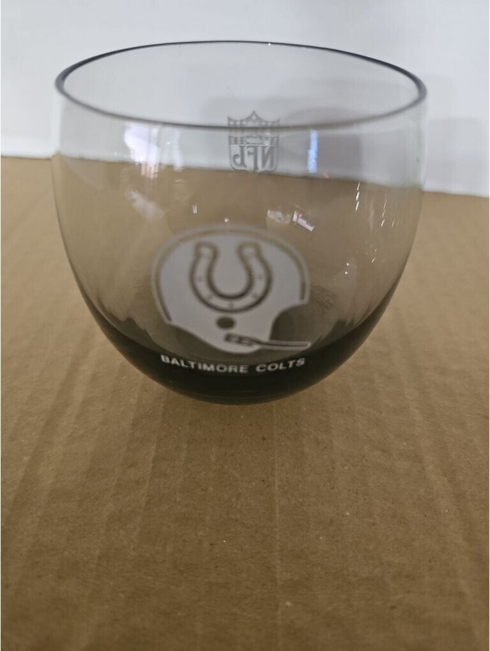 Vintage Baltimore Colts NFL Glass Tumbler